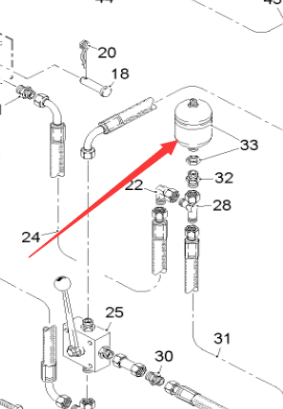銑刨機銑刨鼓蓄能器54724 銑刨機銑刨鼓蓄能器54724